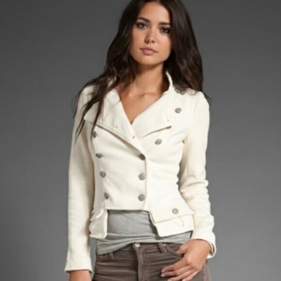 Free People Jackets & Blazers - VTG Free People Military Corset Lace Up Jacket | Indie Sleaze Steampunk Grunge 0